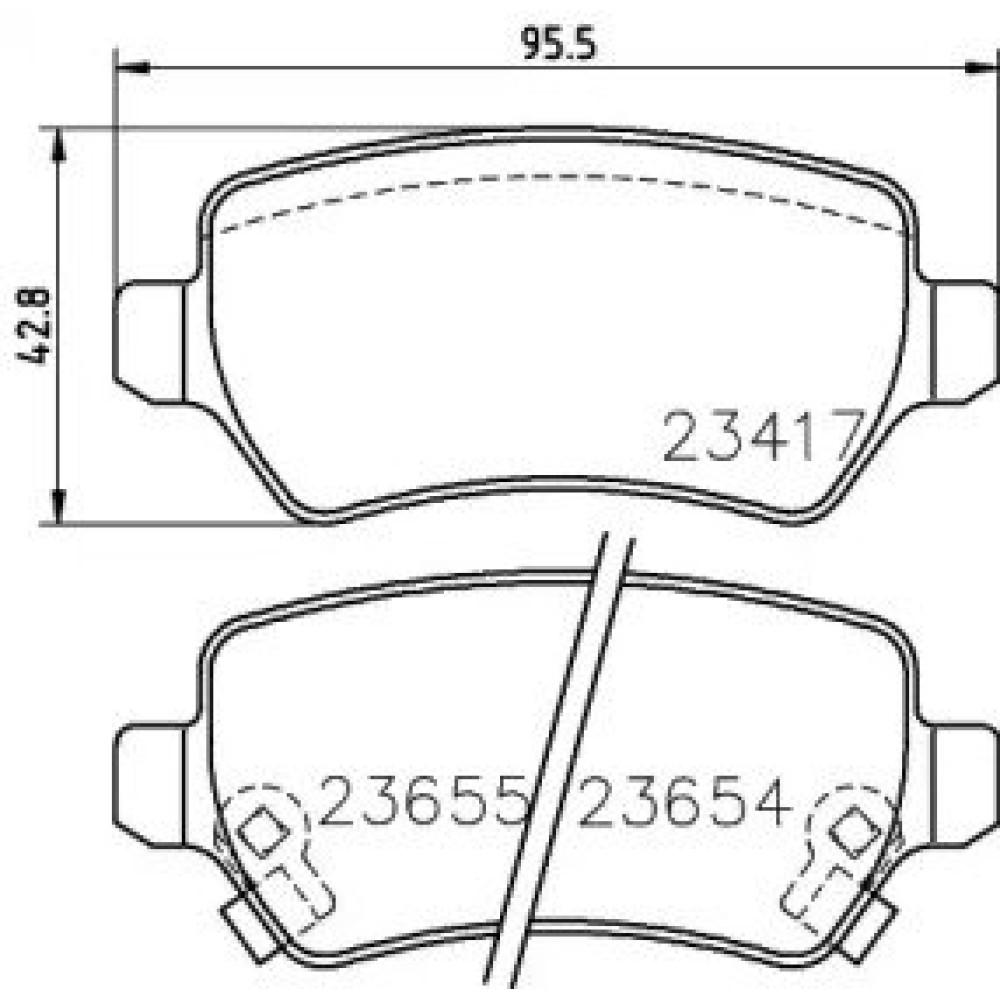 Тормозные колодки дисковые Pagid t5158