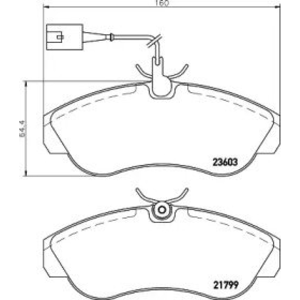 Гальмові колодки Pagid t5159