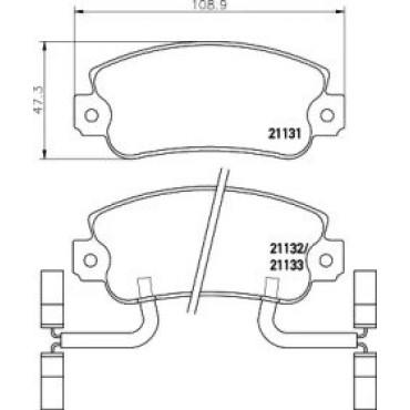Тормозные колодки Pagid t6062