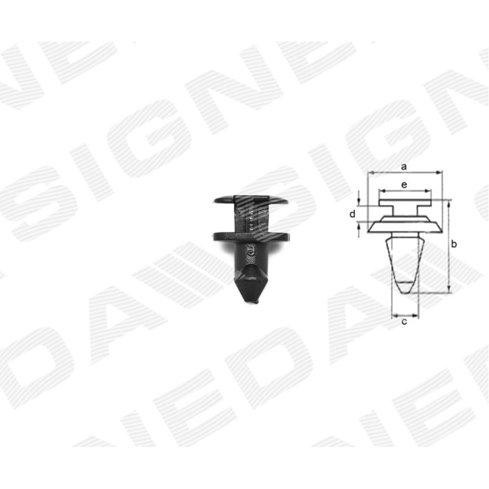 Крепление пластмассовое SIGNEDA t862(10)