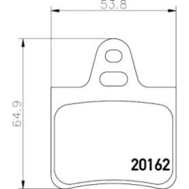 Гальмові колодки Pagid t9008