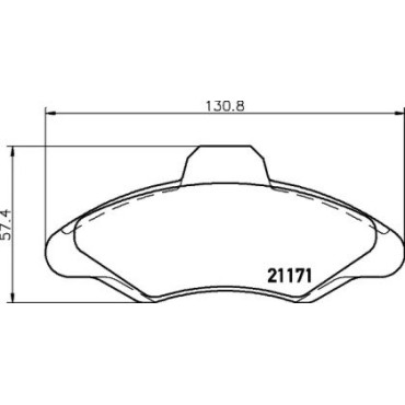 Гальмові колодки Pagid t9012