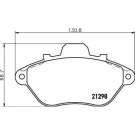 Тормозные колодки Pagid t9016