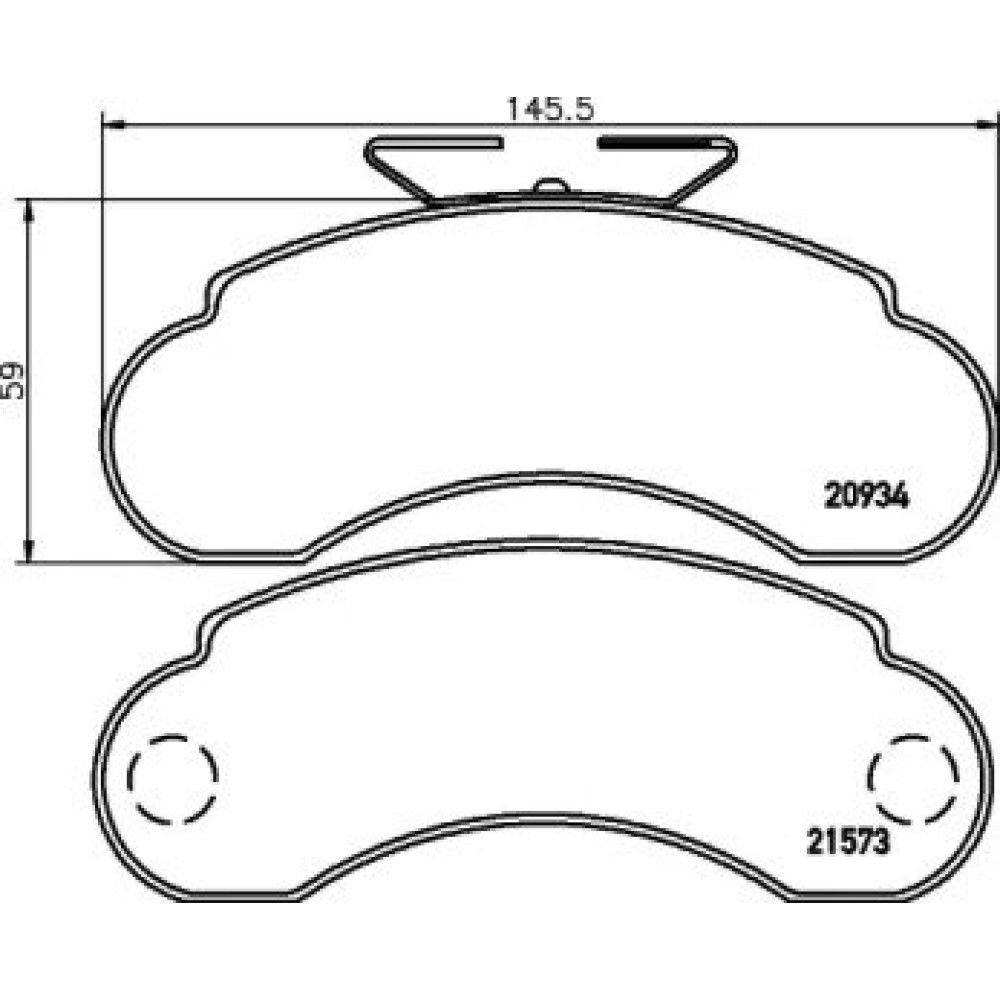 Тормозные колодки Pagid t9025