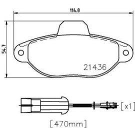 Тормозные колодки Pagid t9030