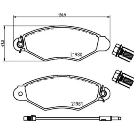 Тормозные колодки Pagid t9070