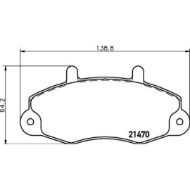 Гальмові колодки Pagid t9099