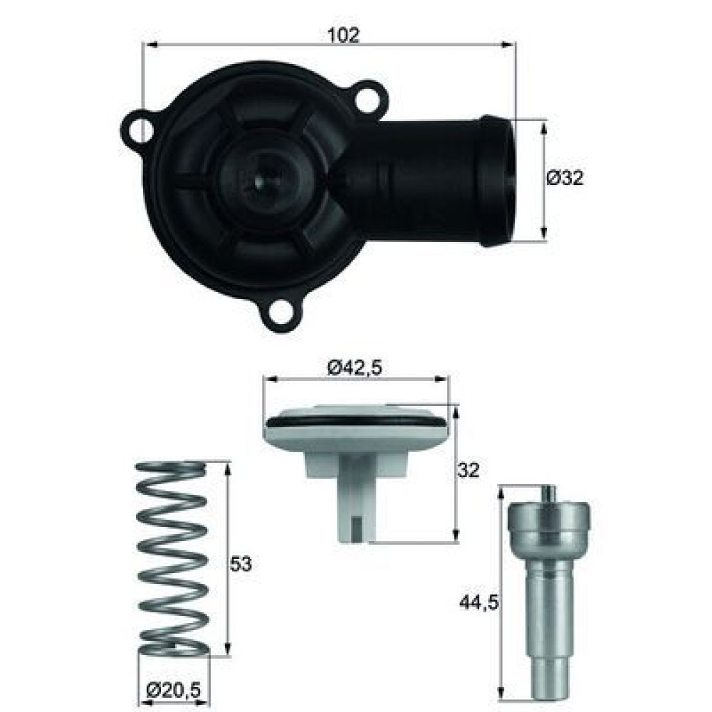 Термостат MAHLE ti22087d