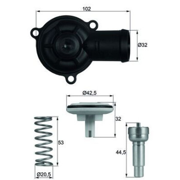 Термостат MAHLE ti22087d