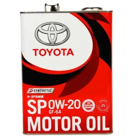 Олива моторна Toyota Synthetic Motor Oil SP/GF6A 0W-20, 4л TOYOTA / LEXUS 0888013205