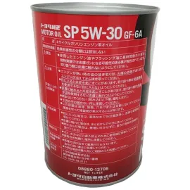 Олива моторна Toyota SP/GF6A 5W-30, 1л TOYOTA / LEXUS 0888013706