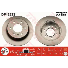 Гальмівний диск trw df4823s