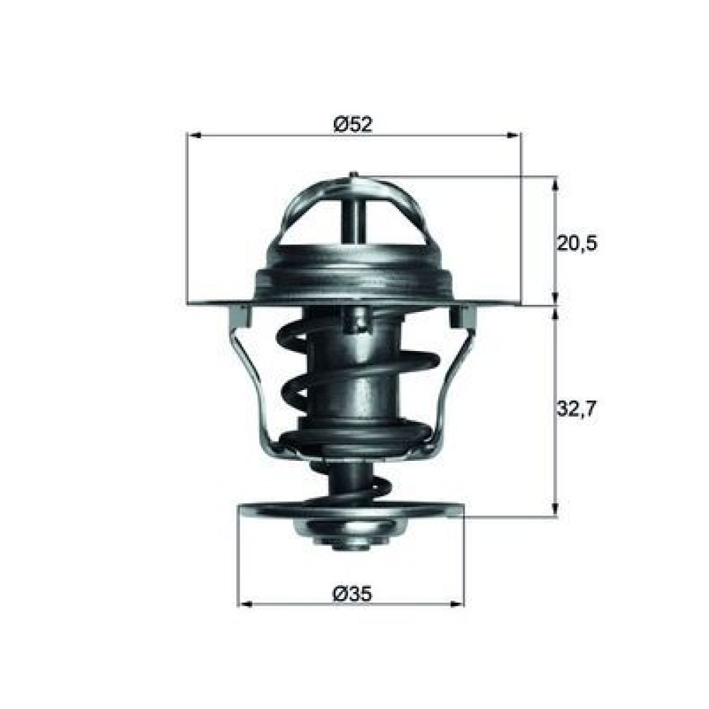 Термостат MAHLE ORIGINAL tx1288d