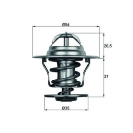 Термостат Caddy III 1.9TDI/2.0TDI 04-10 MAHLE tx1587d