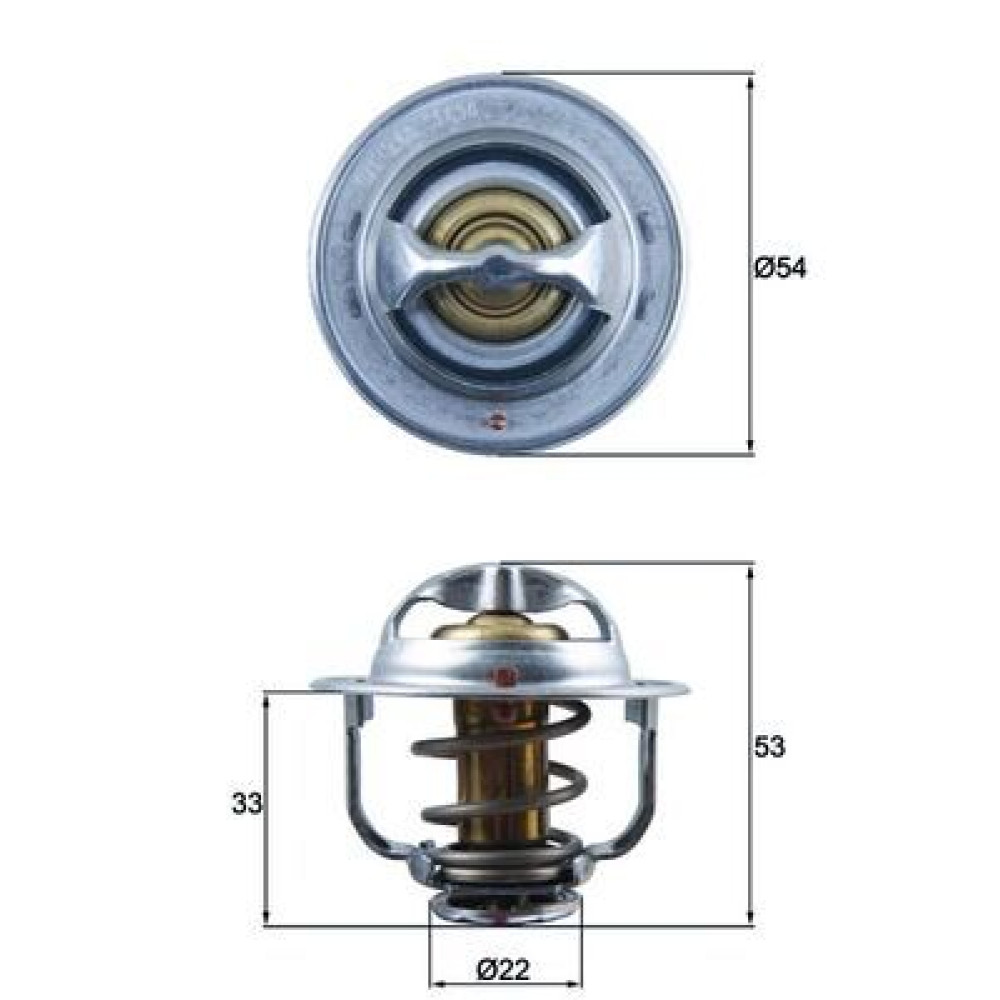 Термостат MAHLE tx17989d