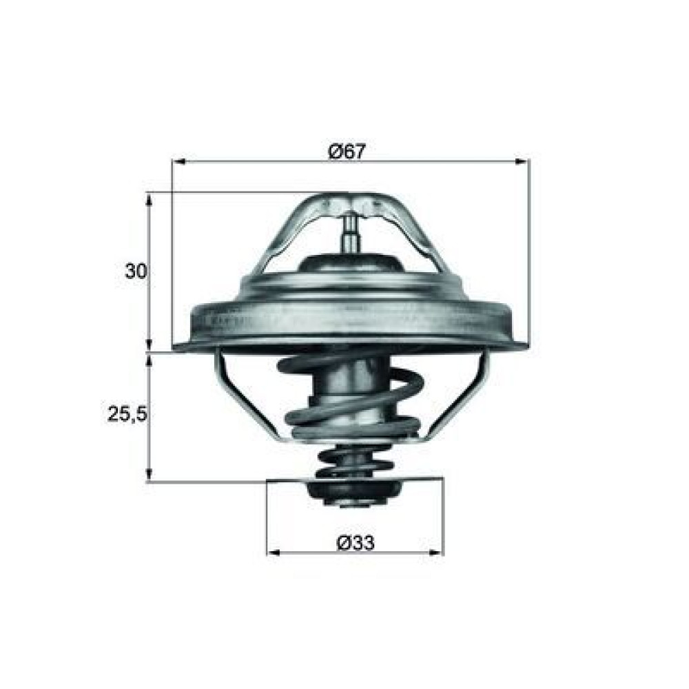 Термостат MAHLE ORIGINAL tx2892d