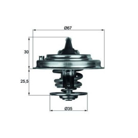 Термостат MAHLE ORIGINAL tx3087d