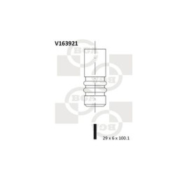 Клапан випуск BGA v163921