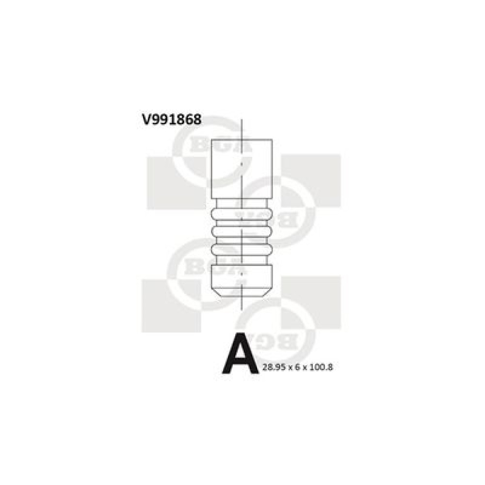 Клапан выпускной BGA v991868
