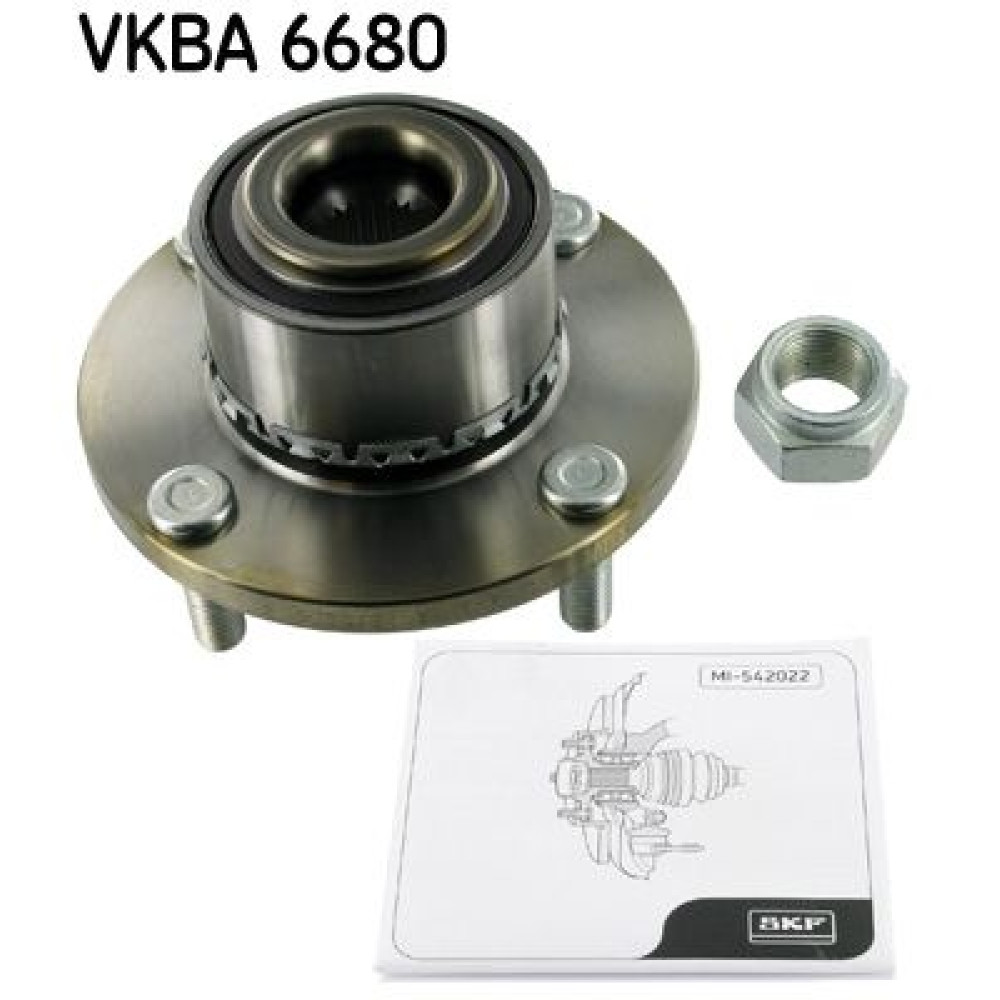 Ступица колеса, с элементами монтажа SKF vkba6680