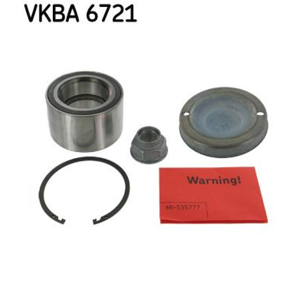 Подшипник предназначен для монтажа на ступицу, с элементами монтажа SKF vkba6721