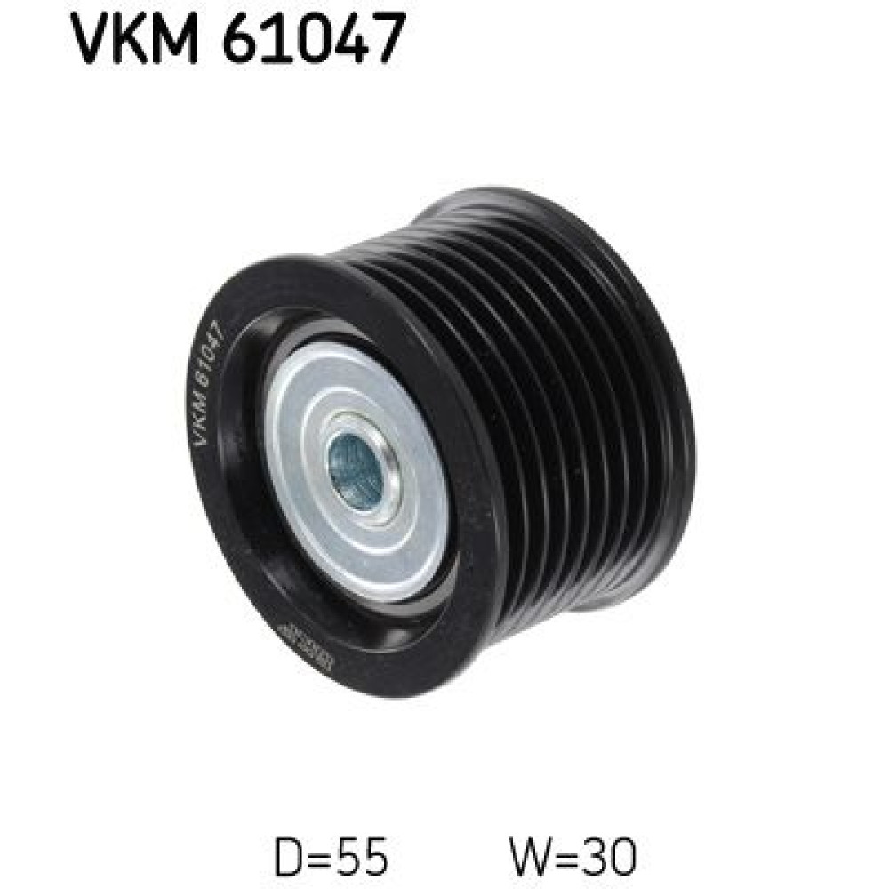 Комплект доріжкового ременя, обводний ролик SKF vkm61047