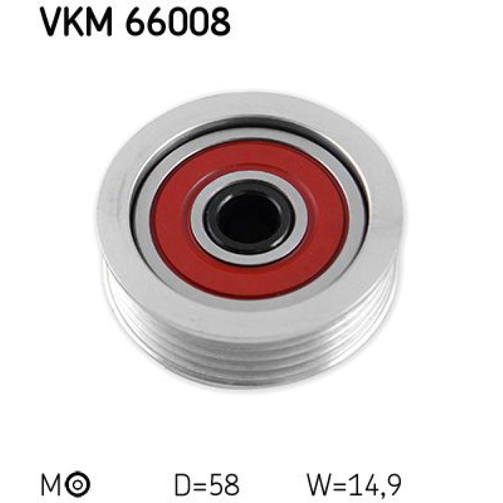 Шків привідного ременя SKF vkm66008