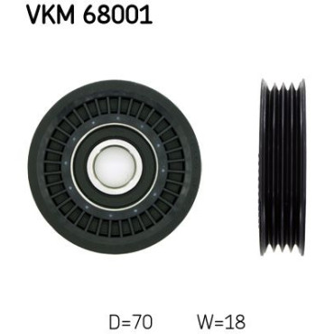 Ролик модуля SKF vkm68001