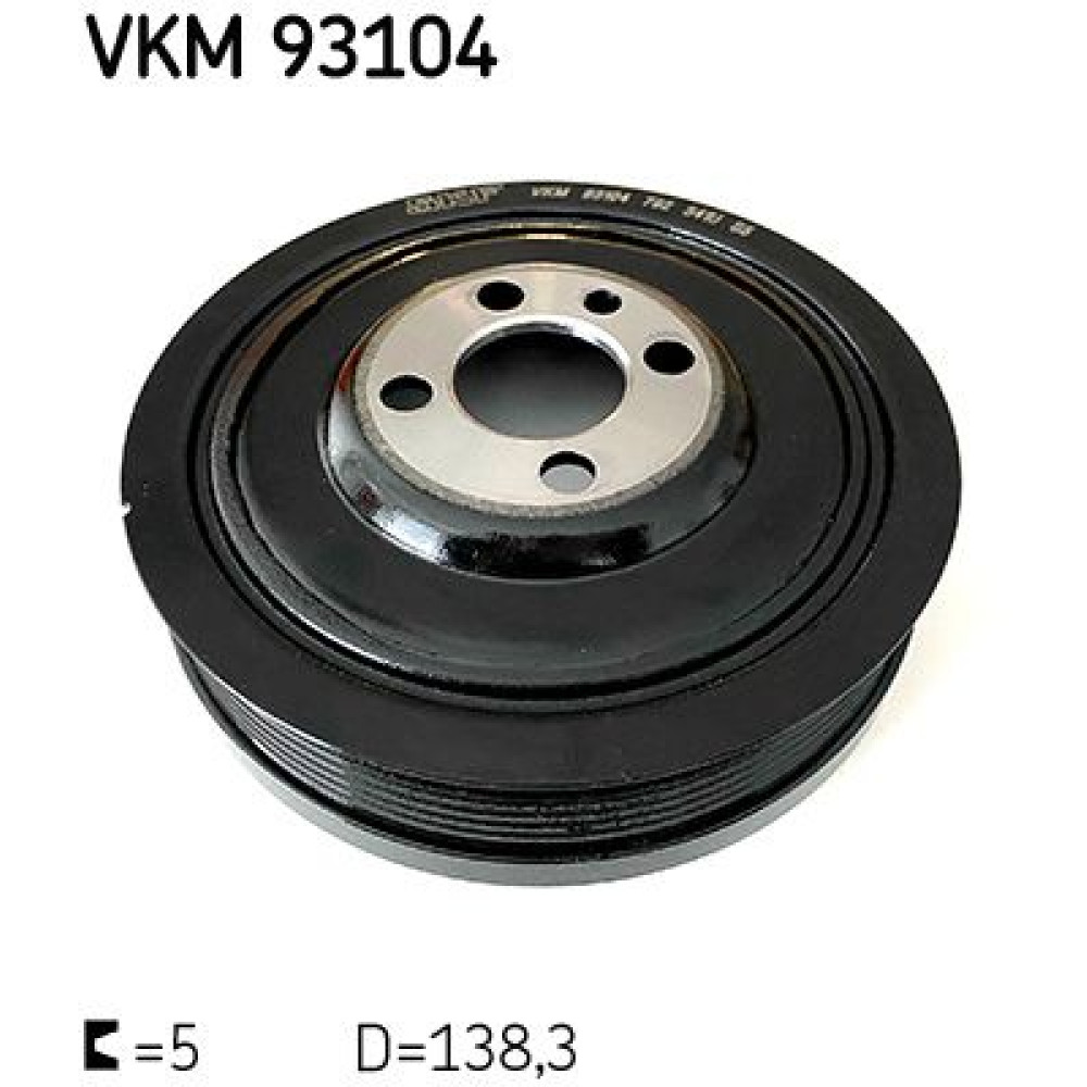 Шків привідного реміньа SKF vkm93104