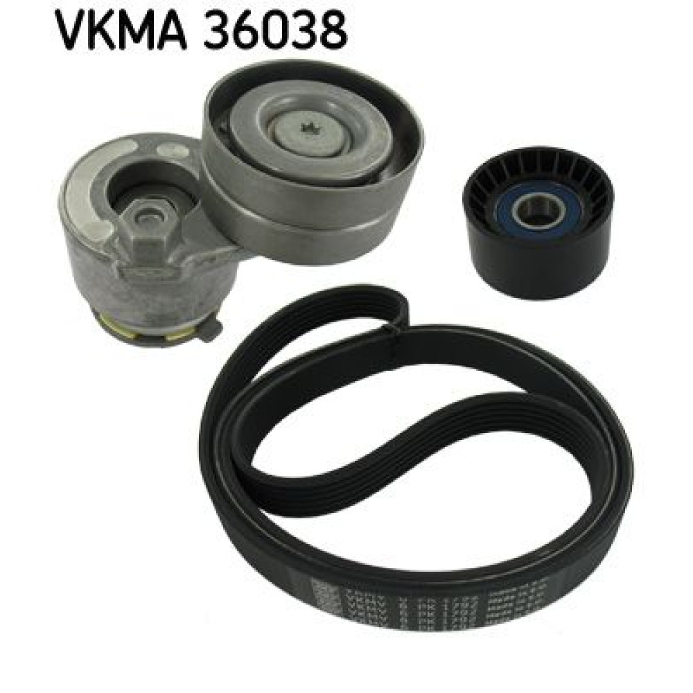 Поликлиновый ременный комплект SKF vkma36038