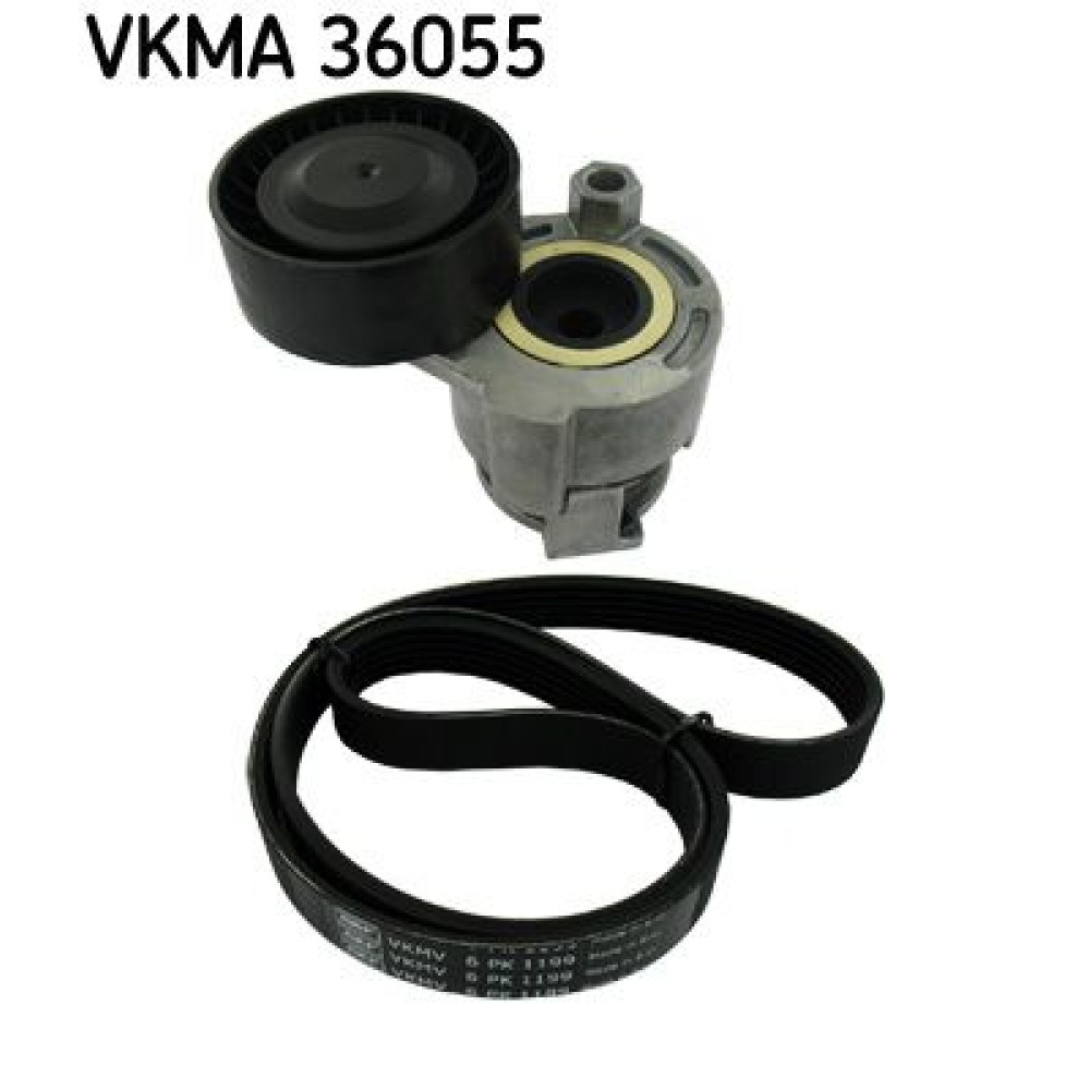 Поликлиновой ремінний комплект SKF vkma36055