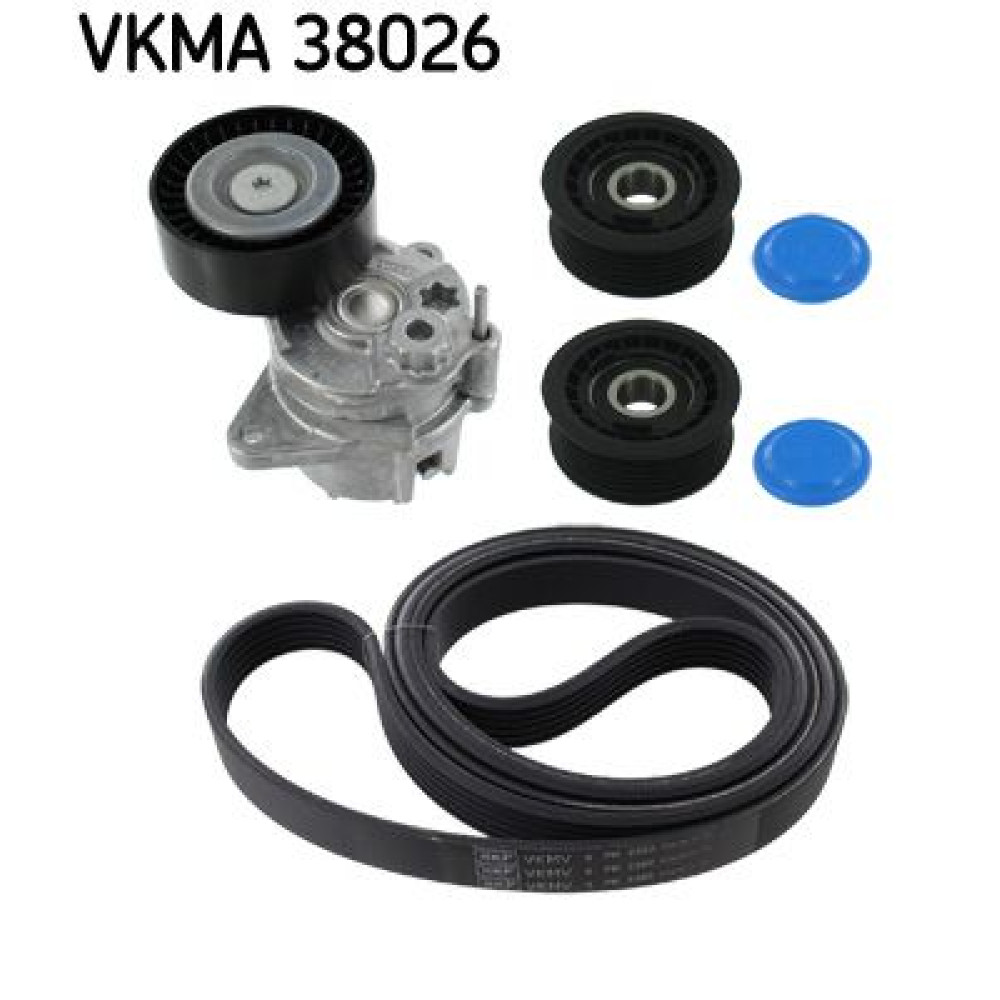 Комплект дорожного ремня SKF vkma38026