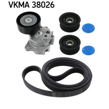 Комплект доріжкового ременя SKF vkma38026
