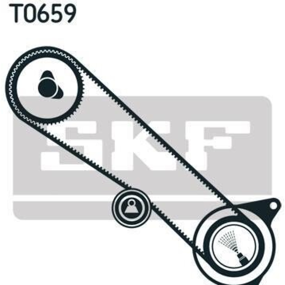 Комплект ремня ГРМ SKF vkma91713