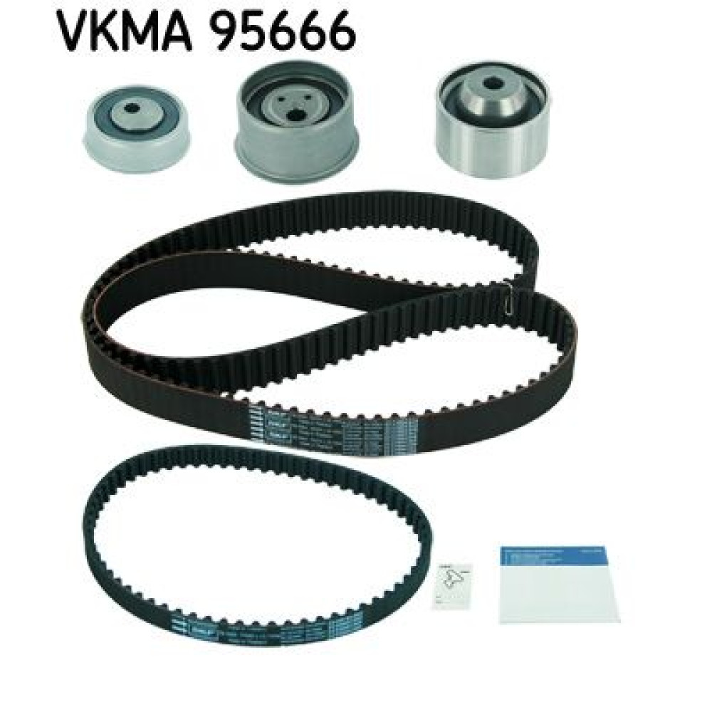 Комплект ремень+ролики SKF vkma95666