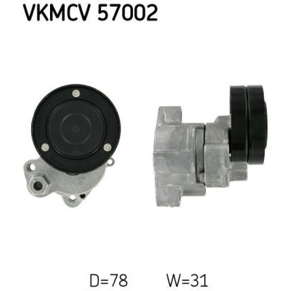 Шків натяжний SKF vkmcv57002