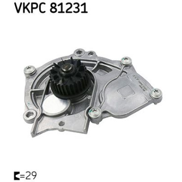 Водяной насос охлаждающей жидкости SKF vkpc81231