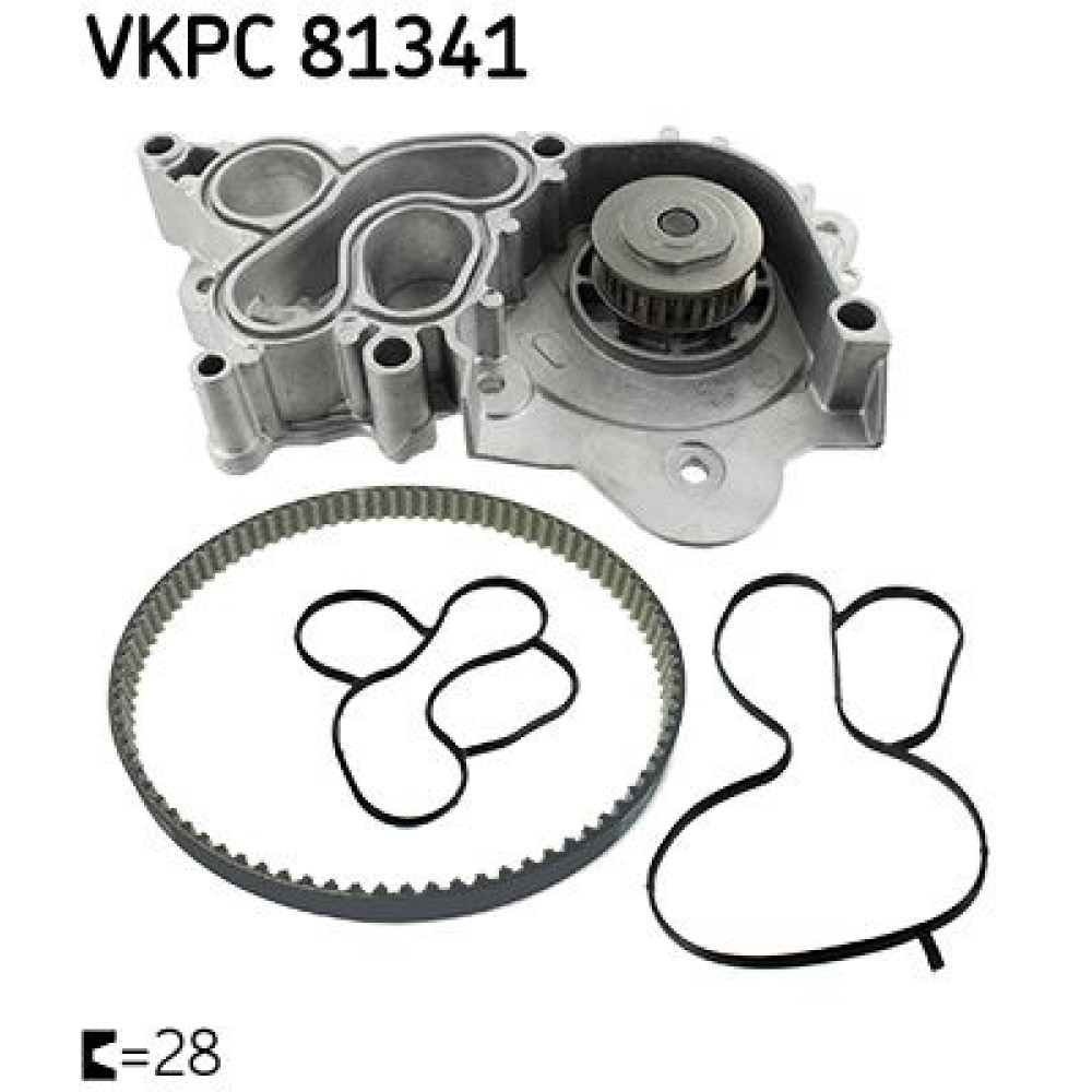 Водяний насос SKF vkpc81341