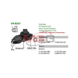 Регулятор генератора MOBILETRON vrb257