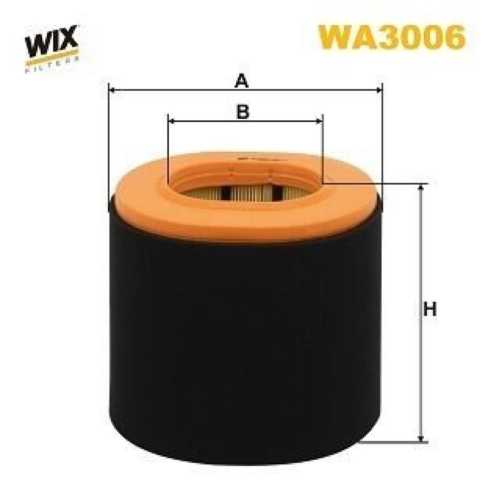 Фильтр воздушный WIX wa3006