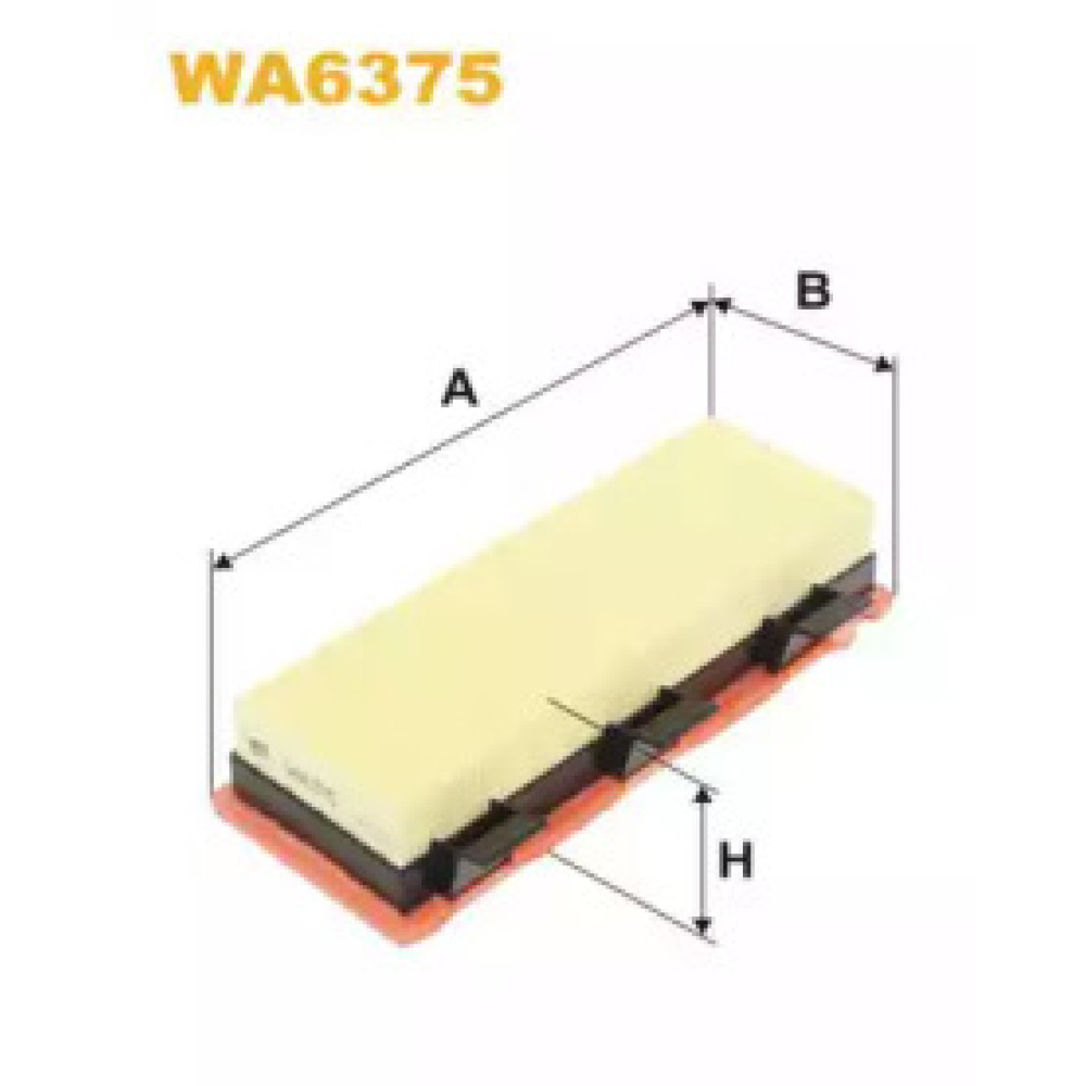 Фільтр повітряний WIX wa6375