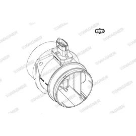 Расходомер воздуха Wagner afs00001