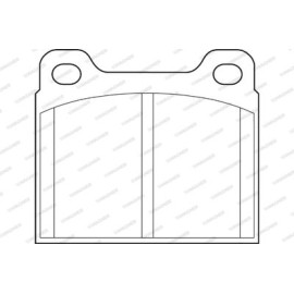 Комплект гальмівних колодок з 4 шт. дисків Wagner wbp20755a