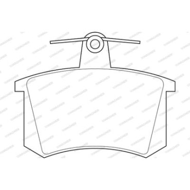 Комплект гальмівних колодок з 4 шт. дисків Wagner wbp21144a