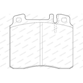 Комплект гальмівних колодок з 4 шт. дисків Wagner wbp21303a