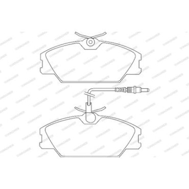 Комплект гальмівних колодок з 4 шт. дисків Wagner wbp21388a
