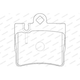 Комплект гальмівних колодок з 4 шт. дисків Wagner wbp23078a
