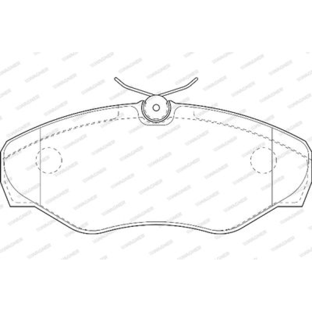 Комплект тормозных колодок из 4 шт. дисков Wagner wbp23099a