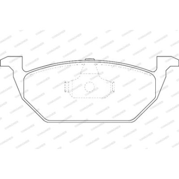 Комплект гальмівних колодок з 4 шт. дисків Wagner wbp23130b