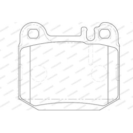 Комплект гальмівних колодок з 4 шт. дисків Wagner wbp23157a